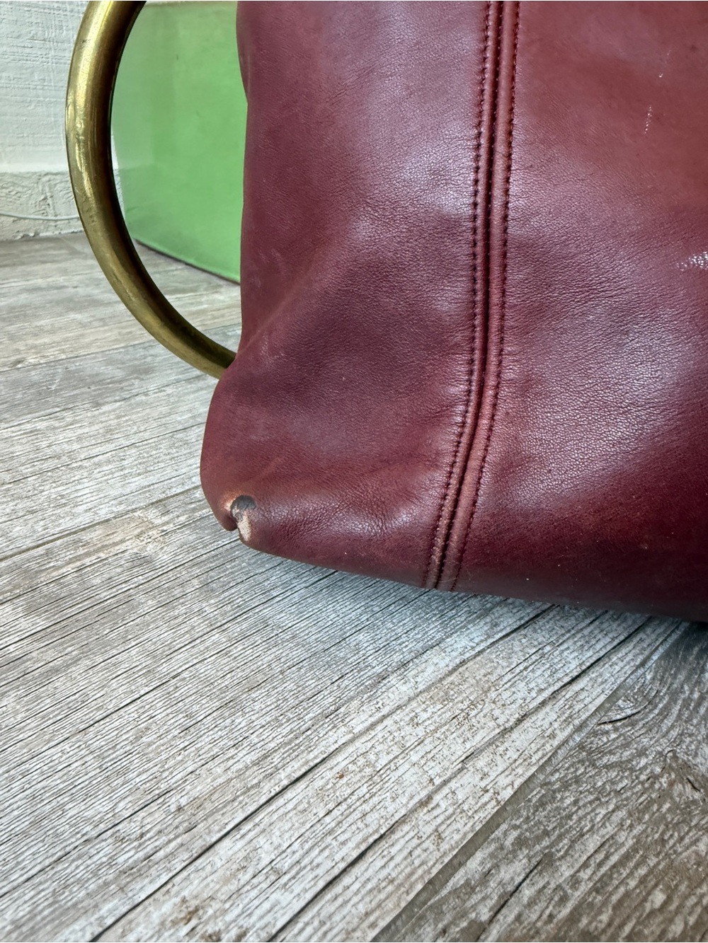 VTG Coach Light Tote | No. 4065 | Very Well  Loved | Wine | Late 80s - Early 90s - Picture 8 of 16